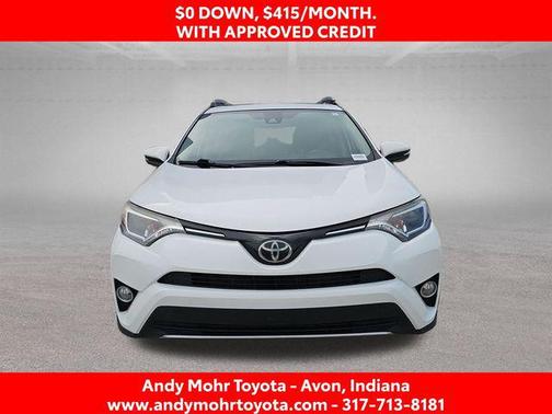 Super White 2017 Toyota RAV4 XLE