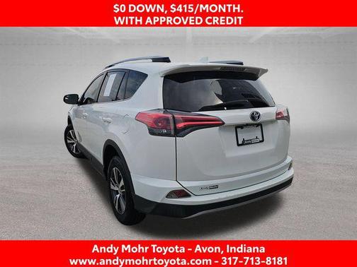 Super White 2017 Toyota RAV4 XLE