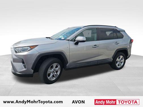 Silver Sky Metallic 2021 Toyota RAV4 Hybrid XLE