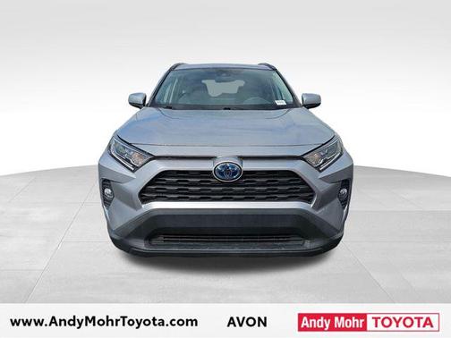 Silver Sky Metallic 2021 Toyota RAV4 Hybrid XLE