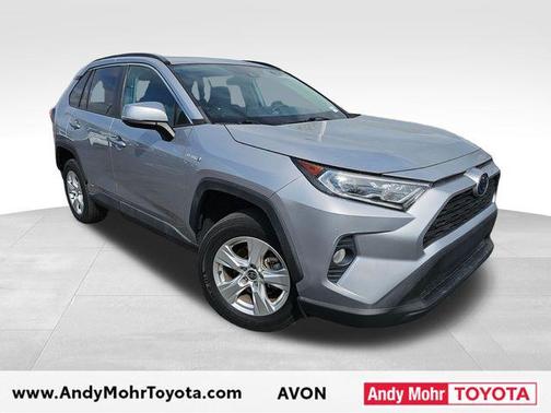Silver Sky Metallic 2021 Toyota RAV4 Hybrid XLE