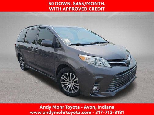 Predawn Gray Mica 2019 Toyota Sienna XLE