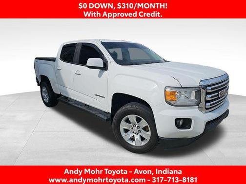 Summit White 2018 GMC Canyon SLE