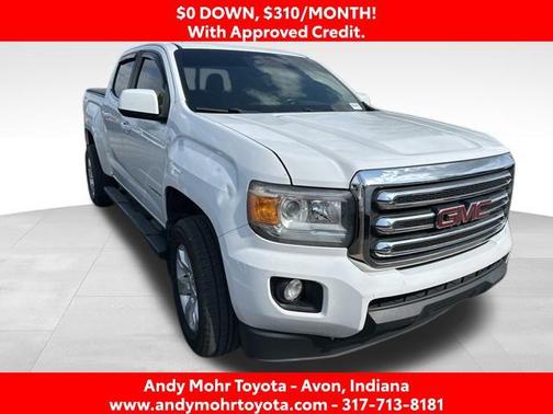 Summit White 2018 GMC Canyon SLE
