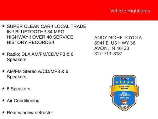 Super White 2011 Toyota Corolla LE