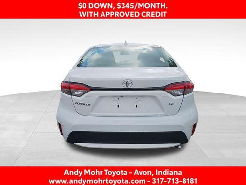 White 2022 Toyota Corolla LE