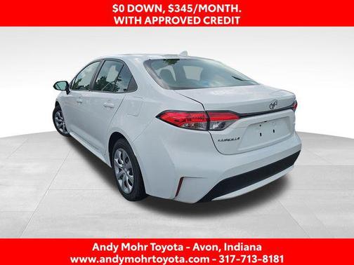 White 2022 Toyota Corolla LE