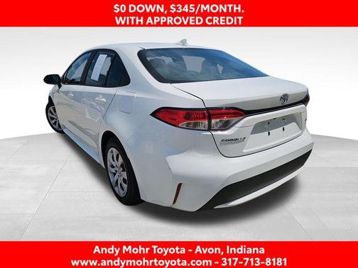 White 2022 Toyota Corolla LE