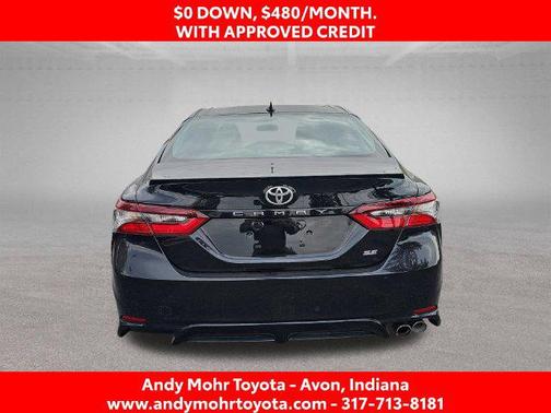 Midnight Black Metallic 2024 Toyota Camry SE