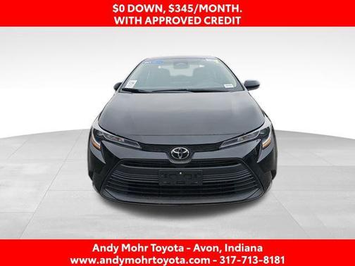 Midnight Black Metallic 2023 Toyota Corolla LE
