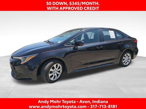 Midnight Black Metallic 2023 Toyota Corolla LE