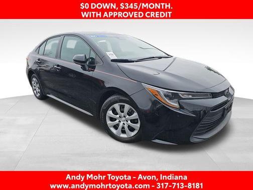 Midnight Black Metallic 2023 Toyota Corolla LE