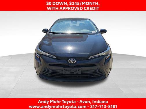 Midnight Black Metallic 2023 Toyota Corolla LE