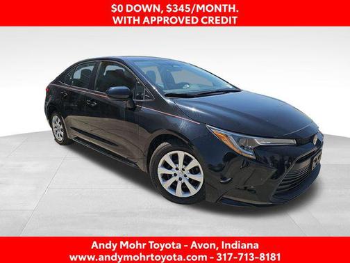 Midnight Black Metallic 2023 Toyota Corolla LE