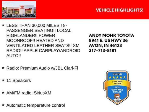 Wind Chill Pearl 2022 Toyota Highlander Limited