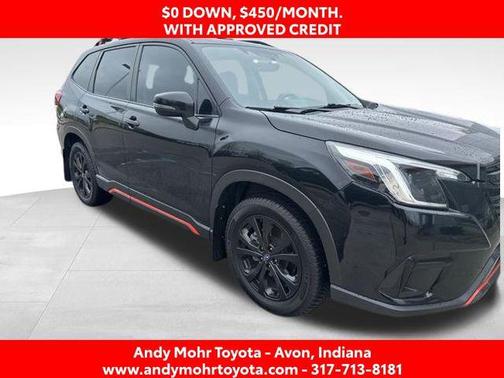 Crystal Black Silica 2023 Subaru Forester Sport