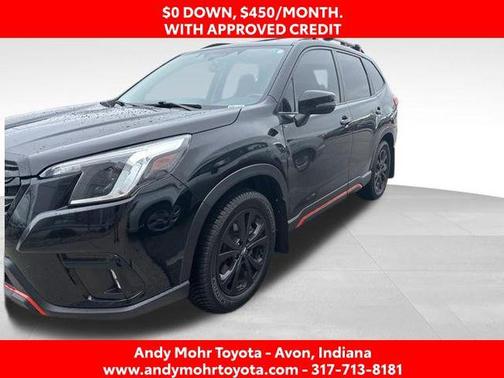 Crystal Black Silica 2023 Subaru Forester Sport