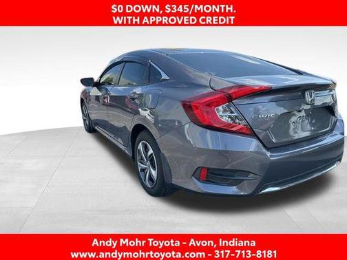 Modern Steel Metallic 2021 Honda Civic LX