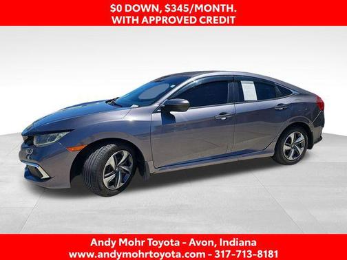 Modern Steel Metallic 2021 Honda Civic LX