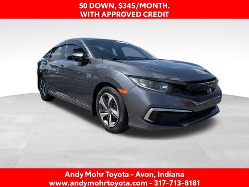 Modern Steel Metallic 2021 Honda Civic LX