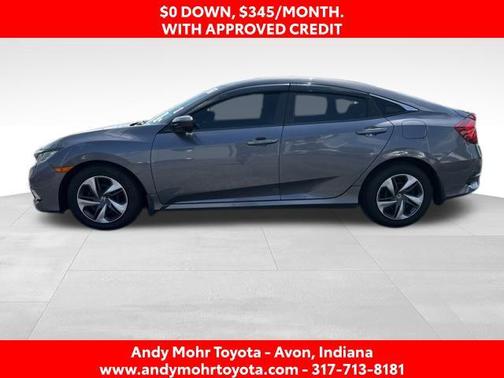 Modern Steel Metallic 2021 Honda Civic LX