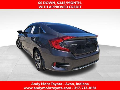 Modern Steel Metallic 2021 Honda Civic LX