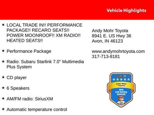 2018 Subaru WRX Premium