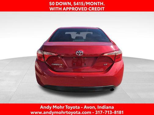 Barcelona Red Metallic 2017 Toyota Corolla LE