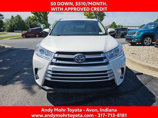 Blizzard Pearl 2017 Toyota Highlander Hybrid XLE