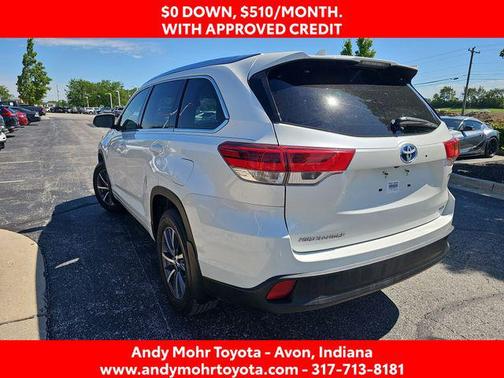 Blizzard Pearl 2017 Toyota Highlander Hybrid XLE