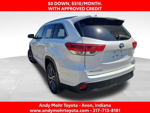 Blizzard Pearl 2017 Toyota Highlander Hybrid XLE