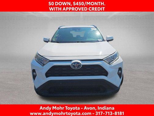 Super White 2021 Toyota RAV4 Hybrid XLE