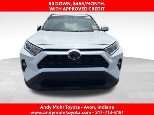 Super White 2019 Toyota RAV4 XLE
