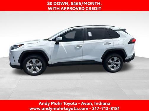 Super White 2019 Toyota RAV4 XLE