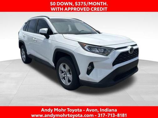 Super White 2019 Toyota RAV4 XLE