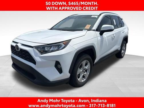 Super White 2019 Toyota RAV4 XLE