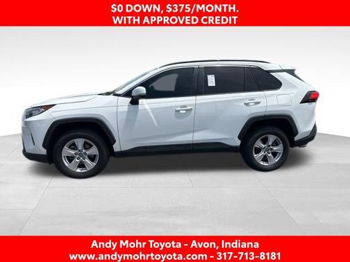 Super White 2019 Toyota RAV4 XLE