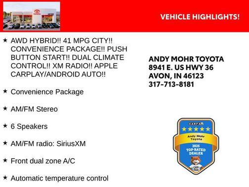 Super White 2021 Toyota RAV4 Hybrid XLE