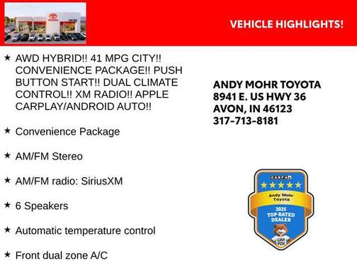 Super White 2021 Toyota RAV4 Hybrid XLE