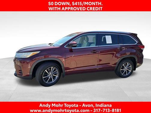 Ooh La La Rouge Mica 2017 Toyota Highlander XLE