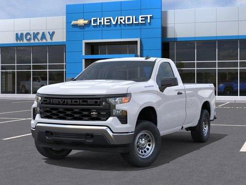 Summit White 2026 Chevrolet Silverado 1500 WT