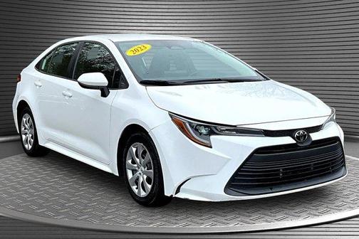 White 2023 Toyota Corolla LE
