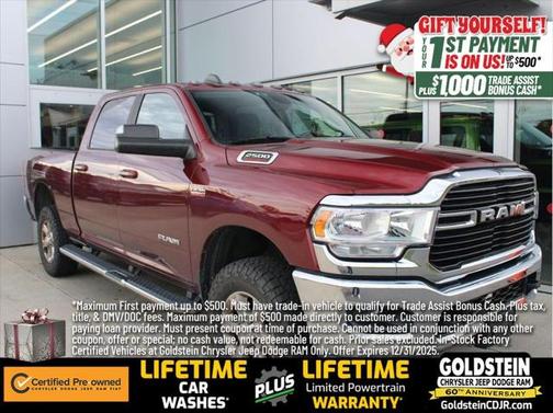2020 RAM 2500 Big Horn Crew Cab 4X4 64' Box