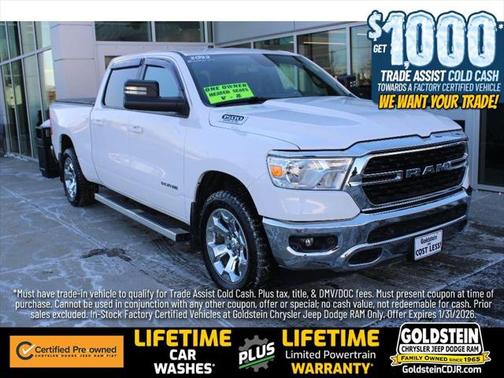 2022 RAM 1500 Big Horn Crew Cab 4x4 64' Box