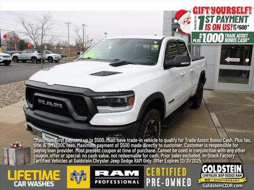 2020 RAM 1500 Rebel Quad Cab 4x4 64' Box