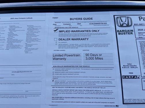 Diamond Black 2025 Jeep Compass Latitude