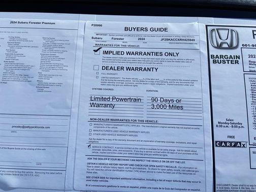 Magnetite Gray Metallic 2024 Subaru Forester Premium
