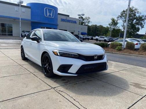 Platinum White Pearl 2023 Honda Civic Sport