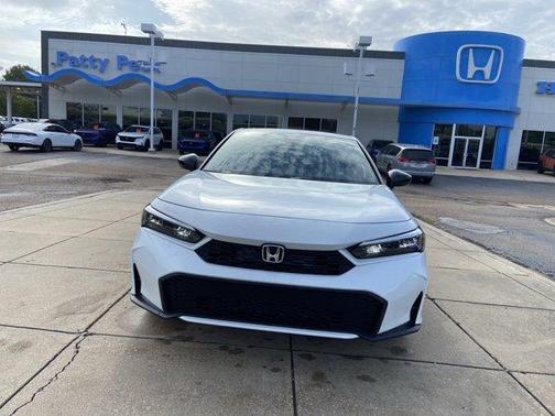 Platinum White Pearl 2026 Honda Civic Hybrid Sport