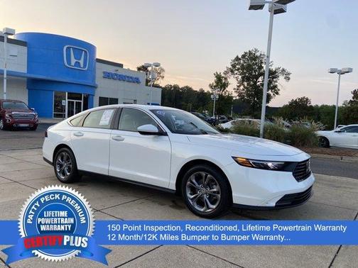 Platinum White Pearl 2024 Honda Accord EX